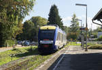 BRB VT 230 ( 95 80 0648 230-0 ) nach Augsburg bei der Einfahrt in Riederau.