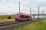 648 314 der Mittelfrankenbahn rollte am 24.06.25 durch Brehna Richtung Halle(S).
