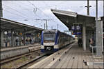 BRB VT 648173 hat hier am 11.5.2026 um 14.40 Uhr Kopf im Bahnhof M�nchen -Pasing gemacht und f�hrt nun zur�ck nach F�ssen.