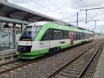 Am 14.09.2026 stand der EB VT 219 (95 80 0648 219-3 D-EIB) leer als Sonderfahrt geschildert in Erfurt Hbf.