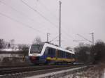 NordWestBahn Lint auf der Gterzugstrecke Hamm - Osterfelder Bahn.