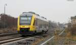 VT 279 der HLB als HLB69721 (Gieen-Fulda) in Lauterbach (Hess) Nord 12.11.11