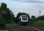 648 491 ist bei Kirchlinteln als erx 84022 auf dem Weg von Soltau (Han) nach Bremen. Aufgenommen am 10.06.12