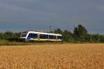 Am 5.August 2012 befindet sich ein NWB 648 bei Burgstemmen (KBS 350) auf dem Weg von Lhne (Westf.) nach Hildesheim Hbf.