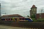 648 593 der Nordwestbahn steht am 27.6.13 abfahrbereit in Osnabrck Hbf.