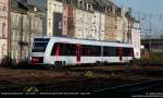 1648 009 (VT 11 009)am 03.12.2013 auf Schulungsfahrt. Hier schon auf der Rückfahrt nach Hagen in Wuppertal-Oberbarmen