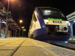 Am Abend des 17.06.2014 in Thale Hbf Harz Elbe Express nach Halberstadt