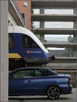 Belastungstest -    Ganz schön was aushalten kann dieser Opel Astra Cabrio.