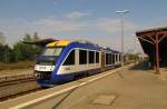 HEX VT 807 als HEX 80153 nach Magedeburg Hbf, am 16.09.2014 in Thale Hbf.