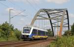 648 384-6 als NWB82968 (Hildesheim Hbf-Löhne(Westf)) bei Burgstemmen 3.9.14