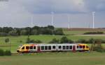 VT 280 als HLB24824 (Fulda-Limburg(Lahn)) bei Zell Romrod 20.9.15
