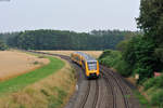 OPB79742 von Regensburg Hbf nach Marktredwitz bei Oberteich, 26.07.2016