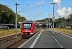 Nachschuss auf 648 463-7 (Alstom Coradia LINT 41) von DB Regio Schleswig-Holstein (DB Regio Nord) als RE 21906 (RE72) von Eckernförde, der seinen Endbahnhof Flensburg auf Gleis 4 erreicht.