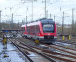 DB 648 775 am 06.04.2021 beim pausieren in Göttingen.