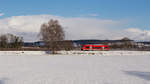 650 007-7 als RB 22718 nach Friedrichshafen am 05.01.2017 bei Gohren.