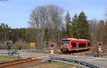 650 309-8 als RB 17931 (Pforzheim Hbf – Horb) bei Gündringen 11.4.22