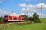 650 115-9 und ein weiterer 650.3 fahren am 22.08.07 als RegionalExpress von Crailsheim nach Ulm HBF, hier in Hhe Aalen-Hofen aufgenommen.