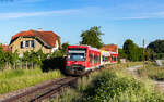 650 006; 650 117 und 650 306 als RB 17743 (Radolfzell - Friedrichshafen Stadt) bei Birnau 29.5.26