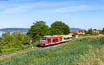 650 027 und 650 021 als RB 17763 (Radolfzell - Friedrichshafen Stadt) bei Birnau 29.5.26