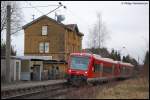 650 119-1 & 650 110-0 fahren am 24.11.07 als RE 22522 von Ulm Hbf nach Ellwangen, aufgenommen in Schwabsberg.