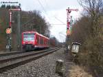 650 119 und 650 118 sind am 2.Februar 2008 nach Ulm Hbf unterwegs.