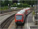 650 201-7 und  650 324-7 verlassen Lindau Hbf mit Ziel Friedrichshafen Hafenbahnhof.