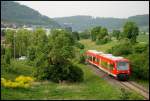 Zwei 650er sind unterwegs nach Ulm Hbf. Aufgenommen am 27.Mai 2008 bei Oberkochen. Im Hintergrund erhebt sich die  Skyline  der Carl Zeiss Ag von Oberkochen.