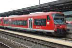 650 014-4 steht am 1.5.2009 in Plochingen und wartet zusammen mit einem Schwesterfahrzeug auf den Abfahrtsauftrag als RB ber Tbingen nach Herrenberg.
