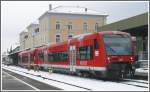 650 318 und 650 201 verlassen Friedrichshafen Stadt Richtung Radolfzell.