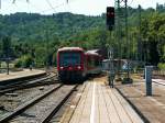 650 024 als RB 22994 am 16.6.12 von Herrenberg nach Plochingen in Tbingen.