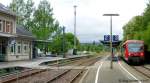 650 202 hlt am 9.8.07 als RB nach Friedrichshafen im Bahnhof berlingen-Therme auf Gleis 3.