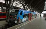 VT 011 der Mitteldeutschen Regionalbahn am 11.05.13 im Leipziger Hbf.