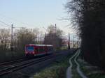 Am 12.3.14 bremste der 650 028 langsam aber sicher ab, um am nächsten Bahnhof Kirchentellinsfurt gut zum stehen zu kommen.