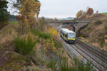 650 716 als ag 84655 nach Hof Hbf bei Martinlamitz, 12.11.2016