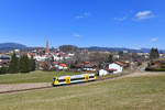 650 066 als WBA3 am 02.04.2018 bei Zwiesel. 