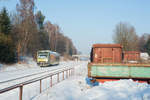 650 702 als ag 84580 von Marktredwitz nach Bad Rodach bei Waldershof, 22.01.2017