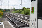 Abfahrt! EB 81069 von Gutenfürst nach Hof Hbf bei der Abfahrt in Gutenfürst, 15.05.2018