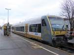 Der goldfarbene 650 701 in Weiden Oberpfalz 07.12.2019