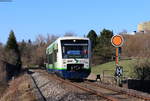 VT 019 als HzL69761 (Villingen(Schwarzw)-Rottweil) bei Villingen 23.3.20