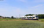 VT 509  Oberharmersbach  und VT 513  Achern  als SWE 87431 (Strasbourg-Offenburg) bei Sand 2.6.20