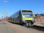 Agilis 650 720 am 28.02.2021 im Bahnhof Weiden Oberpfalz.