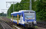 NEB mit dem RS1  VT 003  auf Dienstfahrt am 04.06.21 Berlin Buch. Grüße an die TF. !!!!