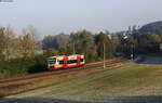 VT 243 als HzL 69722 (Rottweil-Bräunlingen Bf) bei Grüningen 11.10.21