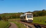 VT 508 als SWE 72232 (Oberharmersbach-Riersbach - Biberach(Baden)) bei Kirnbach Grün 21.9.22