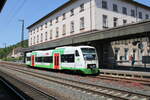 EB VT 023 (95 80 0650 423-6 D-EIB) als RB 80691 nach Schweinfurt Hbf, am 04.06.2023 in Gemünden (Main).