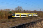 Appenweier - 18. Februar 2025 : SWEG 650 574 + 573 am SWE 87415 von Strassburg nach Offenburg.

Link zum Video : https://www.youtube.com/watch?v=tVzRWhxSdRo