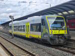 VT 650 723 von Agilis steht mit der RB 24 nach Coburg in Lichtenfels, 23.02.2026.