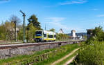 650 723 als DLt xxx (Weiden - Schwandorf) im Bahnhof Nabburg 30.4.26
