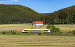 VT 243 als SWE 69828 (Blumberg-Zollhaus - Rottweil) bei Ried�schingen 6.9.26