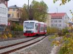 Regio-Shuttle der City Bahn Chemnitz in Schmlln/Thr.